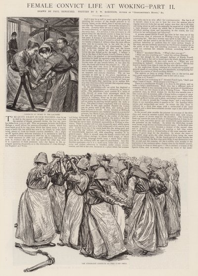 Życie skazańca w Woking autorstwa Charles Paul Renouard